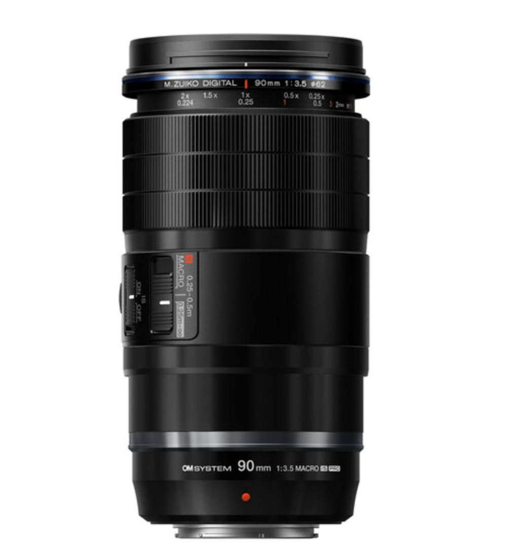Shop OM SYSTEM M.Zuiko Digital ED 90mm f/3.5 Macro IS PRO Lens (Micro Four Thirds) by OM System at B&C Camera