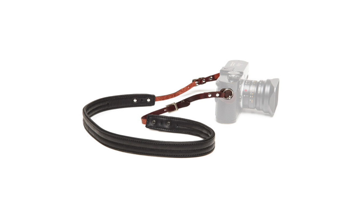 Shop ONA Leather Oslo Camera Strap Black by ONA BAGS at B&C Camera