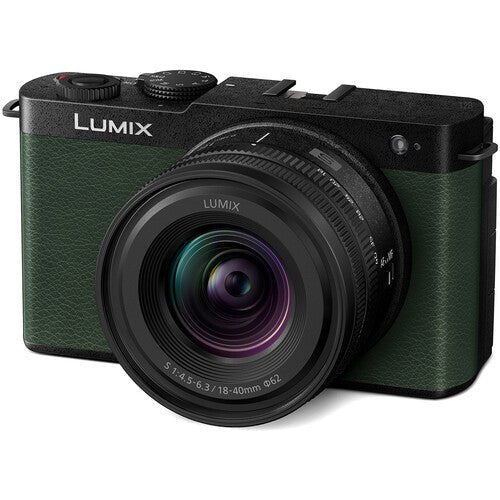 Shop Panasonic Lumix S9 Mirrorless Camera with 18-40mm f/4.5-6.3 Lens (Olive Green) by Panasonic at B&C Camera