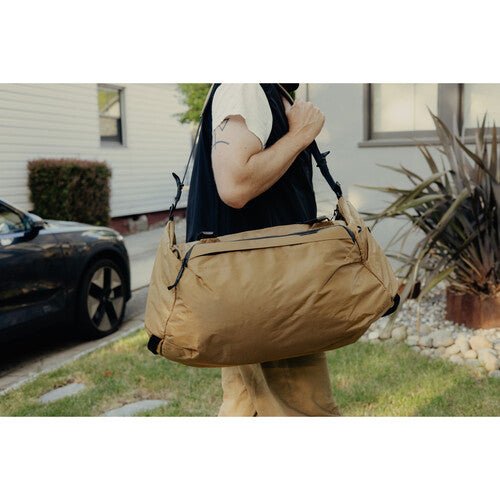 Shop Peak Design Travel Duffel 50L Coyote by Peak Design at B&C Camera