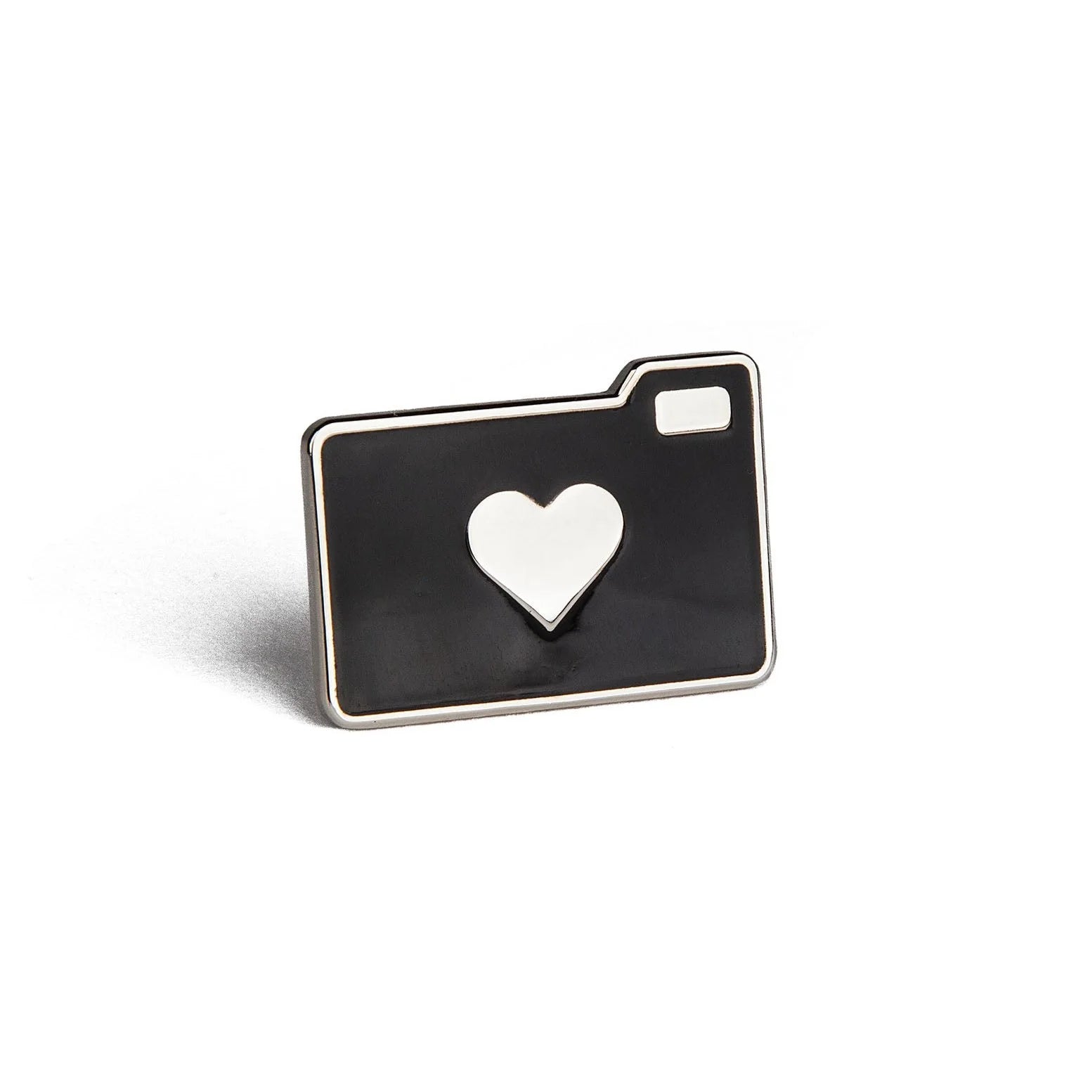 Shop Photogenic Supply Co. Enamel Pin - Photo Love (Silver) by Photogenic Supply Co. at B&C Camera