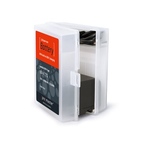 Shop Promaster Li-ion Battery for Sony NP-F770 with USB-C Charging by Promaster at B&C Camera