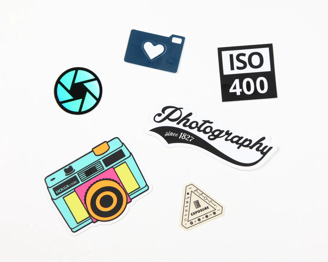 Shop Photogenic Supply Co. Photographer's Sticker Pack (5-Piece) by Photogenic Supply Co. at B&C Camera