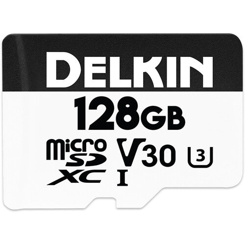 Delkin Devices 128GB Drone UHS-I microSDXC Memory Card with SD Adapter