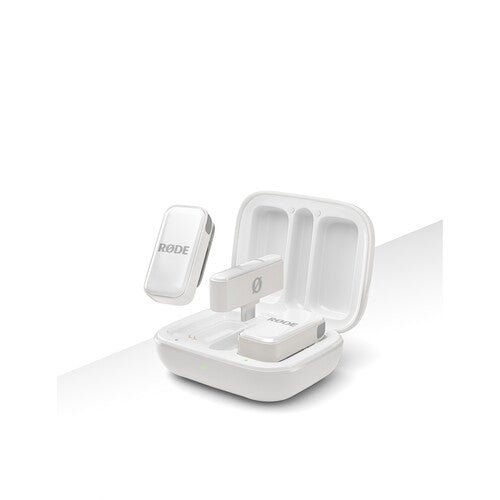 Shop RODE Wireless Micro 2-Person Ultracompact Wireless Microphone System with Lightning Connector (2.4 GHz, White) by Rode at B&C Camera