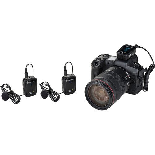 Saramonic Blink 500 ProX B2R 2-Person Digital Camera-Mount Wireless Omni Lavalier Microphone System (Black, 2.4 GHz) - B&C Camera