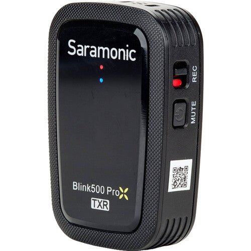 Saramonic Blink 500 ProX TXR Transmitter/Recorder with Built-In Mic and Lavalier Mic (2.4 GHz) - B&C Camera