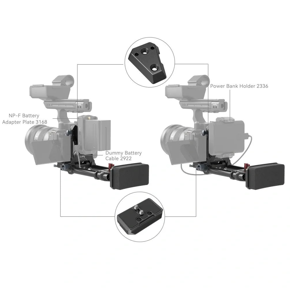 Shop SmallRig Advanced Compact V-Mount Battery Mounting System by SmallRig at B&C Camera