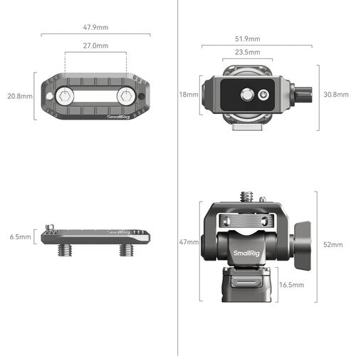 Shop SmallRig HawkLock H21 Quick Release Monitor Support with NATO Clamp by SmallRig at B&C Camera