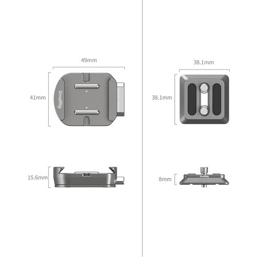 Shop SmallRig HawkLock H38 Arca-Swiss Quick Release Mount Plate by SmallRig at B&C Camera