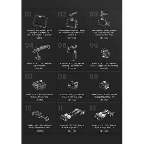 Shop SmallRig HawkLock H38 Arca-Swiss Quick Release Mount Plate by SmallRig at B&C Camera