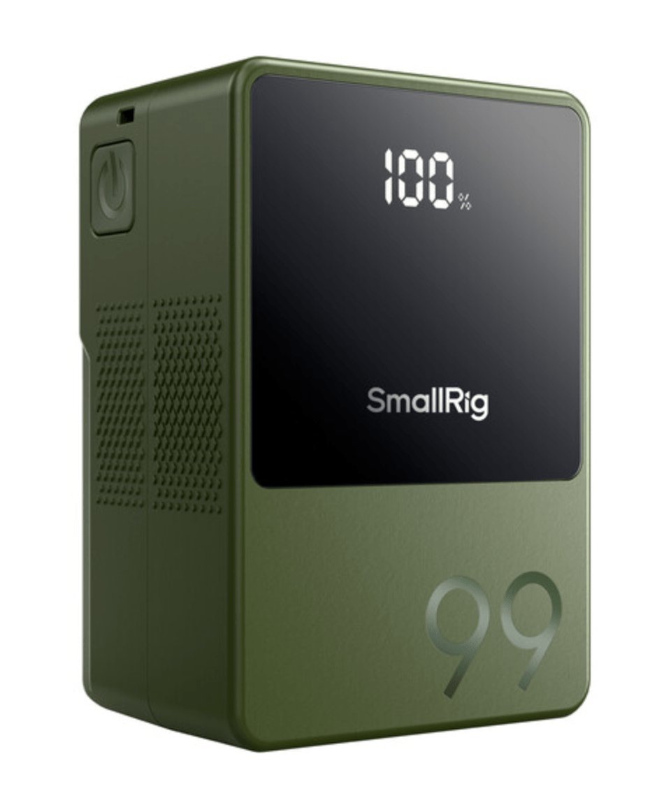 SmallRig VB99 Mini V-Mount Battery (99Wh, Green) by SmallRig at SmallRig VB99 Mini V-Mount Battery (99Wh, Green) by SmallRig at