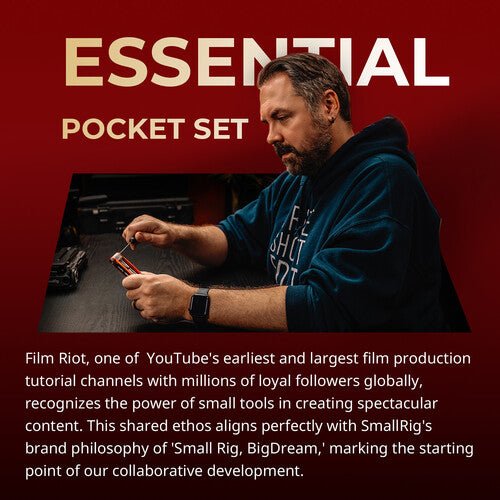 Shop SmallRig x FILM RIOT 10-in-1 Folding Wrench Set with Multiple Angle Positioning (Green) by SmallRig at B&C Camera