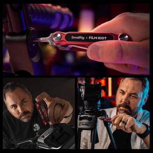 Shop SmallRig x FILM RIOT 10-in-1 Folding Wrench Set with Multiple Angle Positioning (Green) by SmallRig at B&C Camera