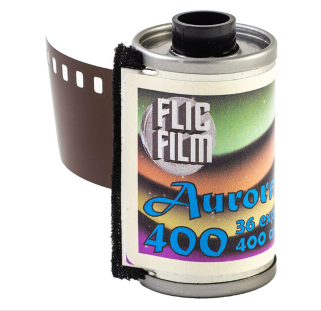 Shop Flic Film Aurora 400 Color Negative Film (35mm Roll Film, 36 Exposures) by Flic Film at B&C Camera