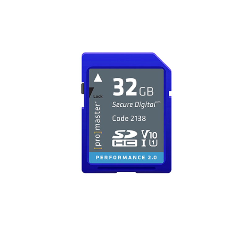 Promaster SDHC 32GB Performance 2.0 UHS-I Memory Card