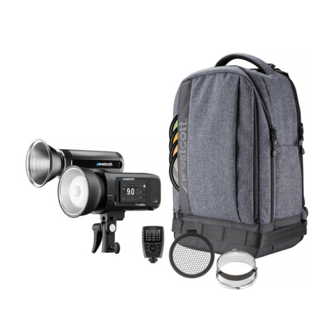 Westcott FJ Wireless 2 - Light Portable Portrait Flash Kit with FJ - X3 M Universal Wireless Trigger - B&C Camera