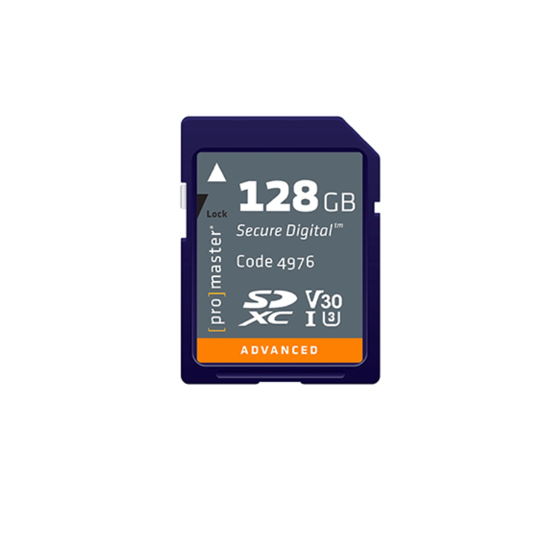Shop Promaster SDXC 128GB Advanced UHS-I V30 Memory Card by Promaster at B&C Camera