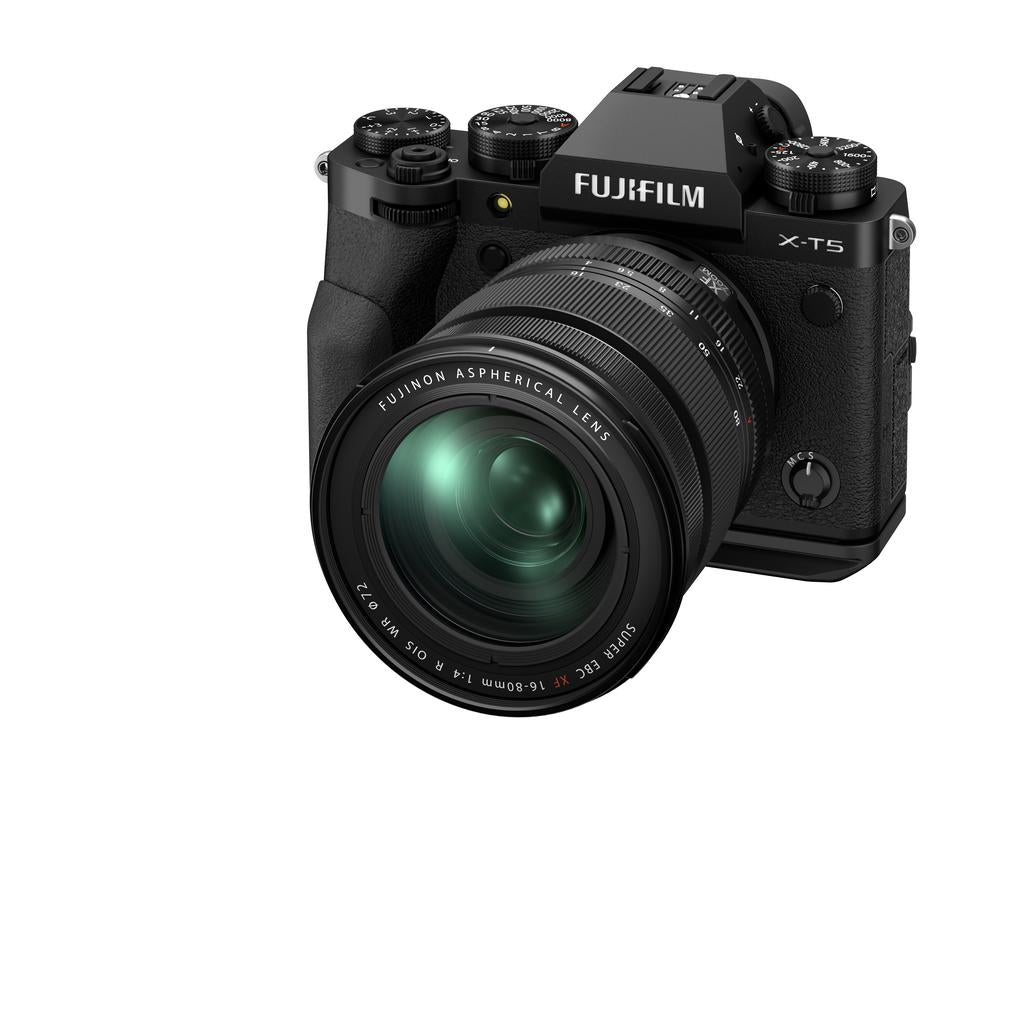 FUJIFILM X-T5 Mirrorless Camera with 16-80mm Lens (Black)