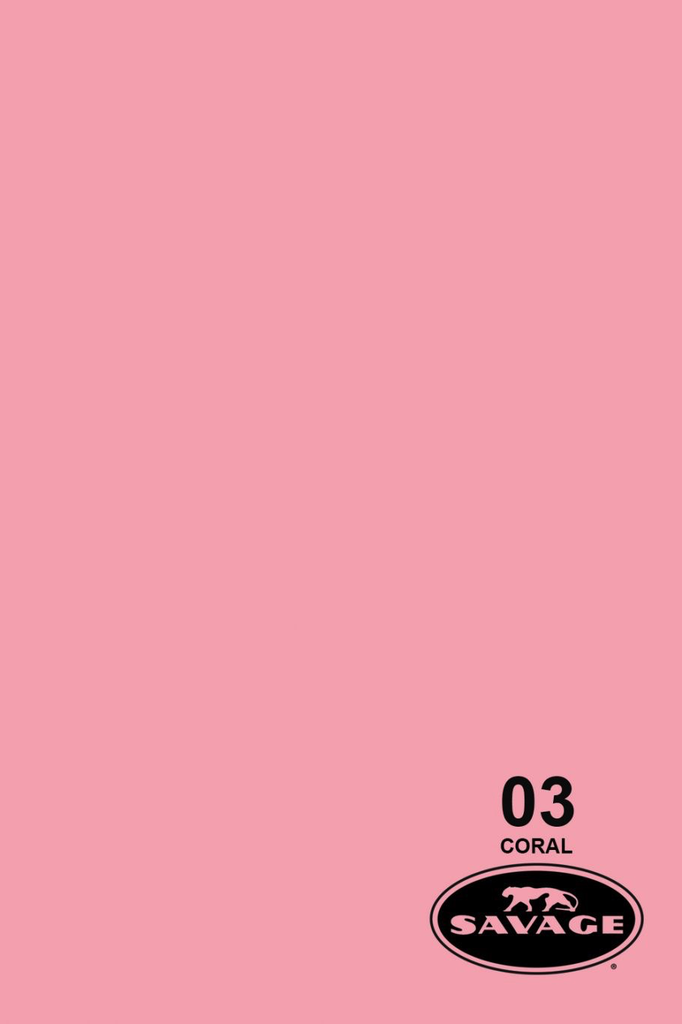 Shop Savage Widetone Seamless Background Paper (Coral   86” x 12yd) by Savage at B&C Camera