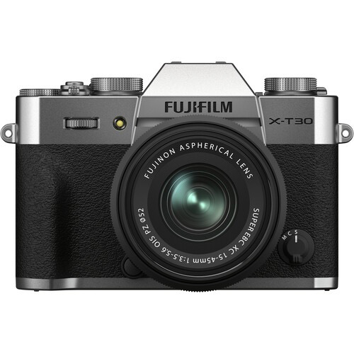 FUJIFILM X-T30 II Mirrorless Digital Camera with 15-45mm Lens (Silver)