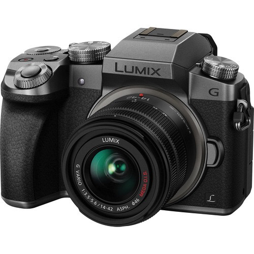 Panasonic Lumix DMC-G7 Mirrorless Micro Four Thirds Digital Camera with 14-42mm Lens (Silver)