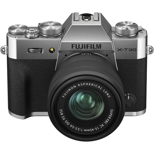 FUJIFILM X-T30 II Mirrorless Digital Camera with 15-45mm Lens (Silver)