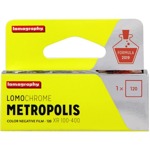 Expired Lomography LomoChrome Metropolis 100-400 Color Negative Film (120 Roll Film, Expired 2019)
