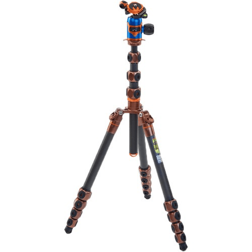 Shop 3 Legged Thing Legends Bucky Tripod with AirHed VU Ball Head Kit (Bronze/Blue) by 3leggedthing at B&C Camera