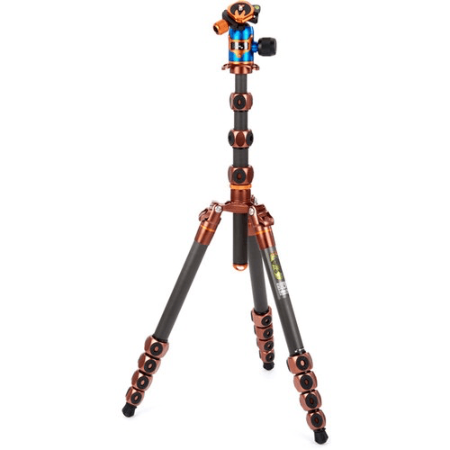 Shop 3 Legged Thing Legends Bucky Tripod with AirHed VU Ball Head Kit (Bronze/Blue) by 3leggedthing at B&C Camera