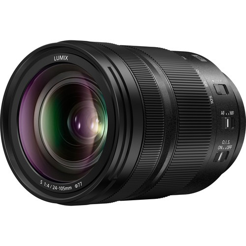 Shop Panasonic Lumix S 24-105mm f/4 Macro O.I.S. Lens by Panasonic at B&C Camera
