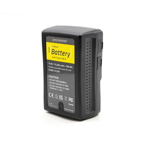 Shop Promaster V-Mount Battery/Charger Kit 190Wh with D-Tap & USB-A by Promaster at B&C Camera