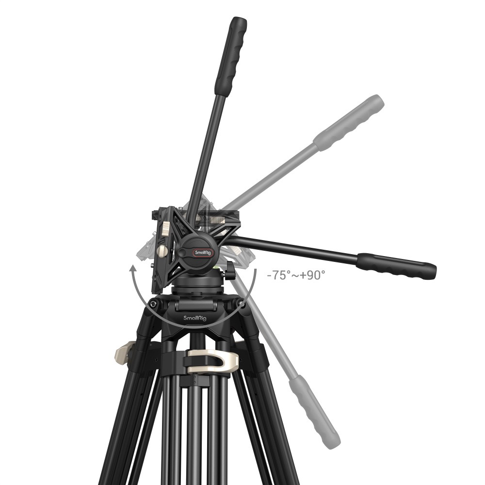 SmallRig Heavy-Duty Fluid Head Tripod