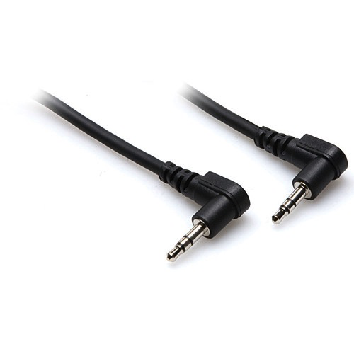 Hosa Technology CMM-110RR Right-Angle 3.5mm to Right-Angle 3.5mm Stereo Cable (10)