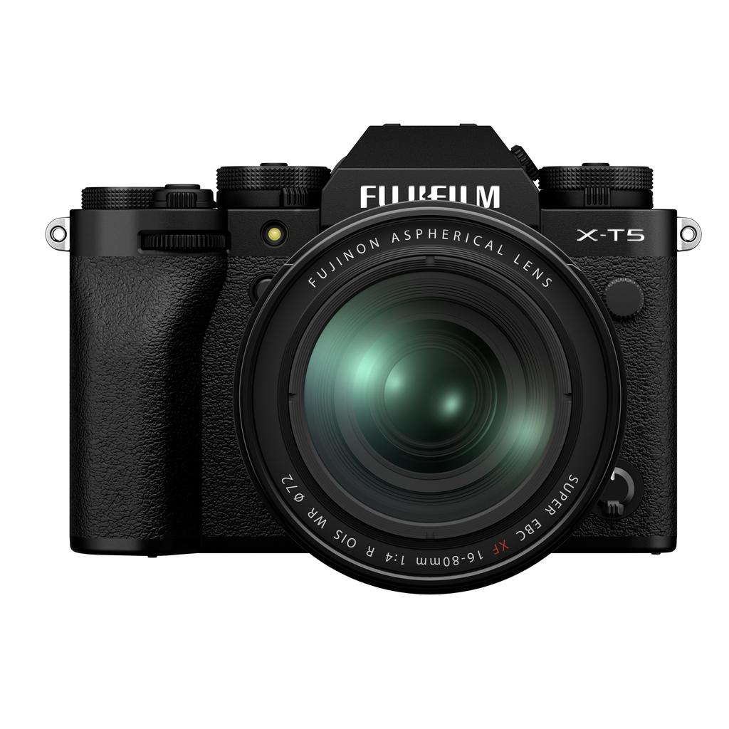 FUJIFILM X-T5 Mirrorless Camera with 16-80mm Lens (Black)