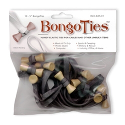 Shop BongoTies 5" Elastic Cable Ties (10-Pack, Black) by Promaster at B&C Camera