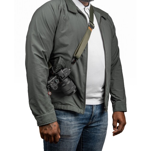 Shop Peak Design Slide Lite Camera Strap (Sage Green) by Peak Design at B&C Camera
