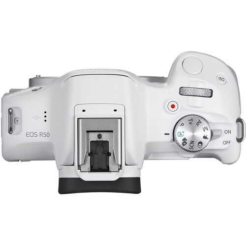 Canon EOS R50 Mirrorless Camera (Body Only, White)