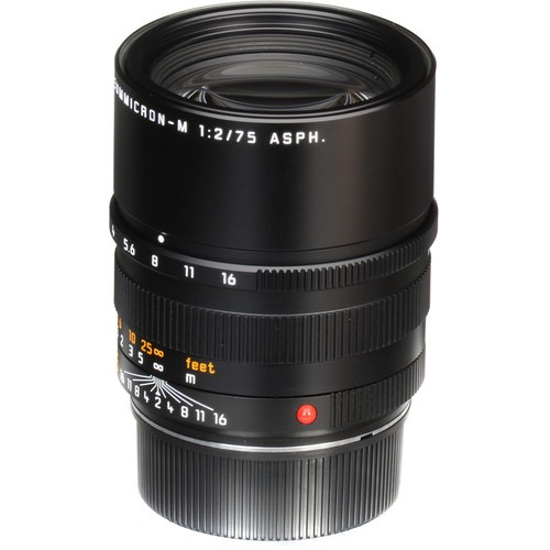 Leica APO Summicron-M 75mm f/2.0 ASPH Manual Focus Lens