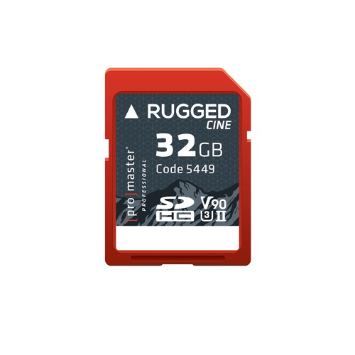 Shop Promaster SDHC 32GB Rugged CINE UHS-II by Promaster at B&C Camera