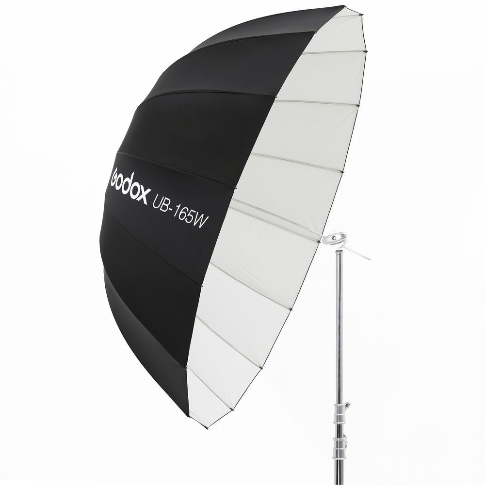 Shop GODOX 65" (165CM) WHITE PARABOLIC UMBRELLA by Godox at B&C Camera