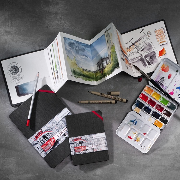 Shop ZigZag Book 300gsm - A6 Size, 5.83x4.13in by Hahnemuhle at B&C Camera