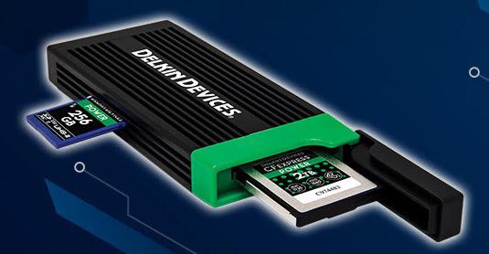 Shop Delkin USB 3.2 CFexpress™️ Type B + SD UHS-II Reader by Delkin at B&C Camera