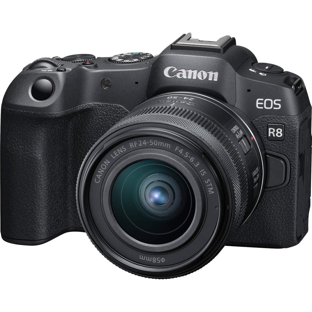 Canon EOS R8 Mirrorless Camera with 24-50mm f/4.5-6.3 IS STM Lens