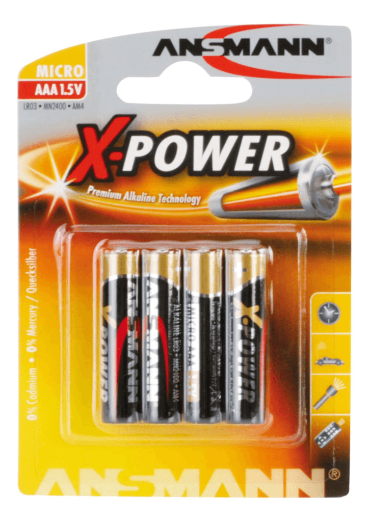 Shop ANSMANN X-POWER AA 4PK - AA by ANSMANN at B&C Camera