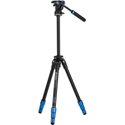 Shop Benro 4-Section Aluminum Slim Video Tripod Kit by Benro at B&C Camera