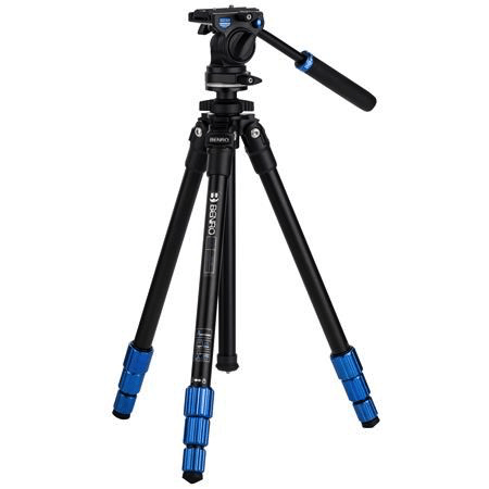 Shop Benro 4-Section Aluminum Slim Video Tripod Kit by Benro at B&C Camera