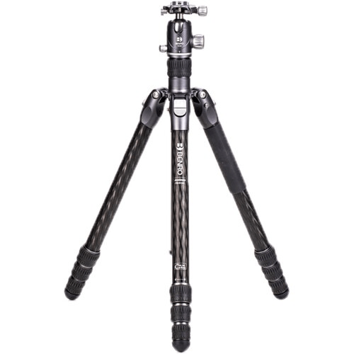 Shop Benro Rhino Carbon Fiber Three Series Tripod/ Monopod with VX30 Ballhead, 4 Leg Sections, Twist Leg Locks, Padded Carrying Case by Benro at B&C Camera