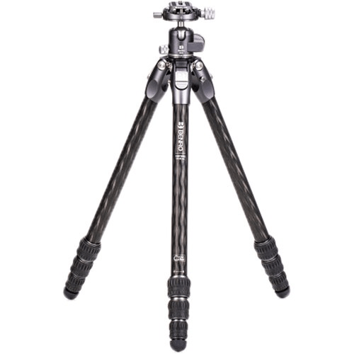 Shop Benro Tortoise Columnless Carbon Fiber One Series Tripod with GX25 Ballhead, 3 Leg Sections, Twist Leg Locks, Padded Carrying Case by Benro at B&C Camera