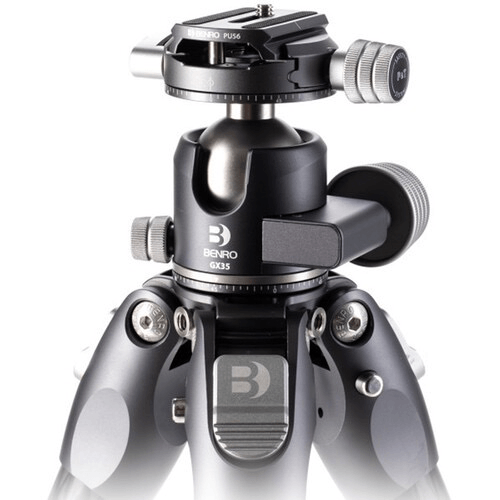 Shop Benro Tortoise Columnless Carbon Fiber Three Series Tripod with GX35 Ballhead, 5 Leg Sections, Twist Leg Locks, Padded Carrying Case by Benro at B&C Camera